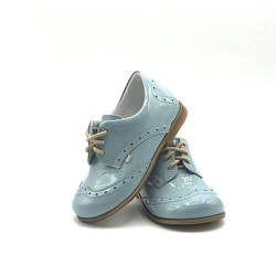 Emel Light Blue Toddler Special Occasion Shoes E1092-4